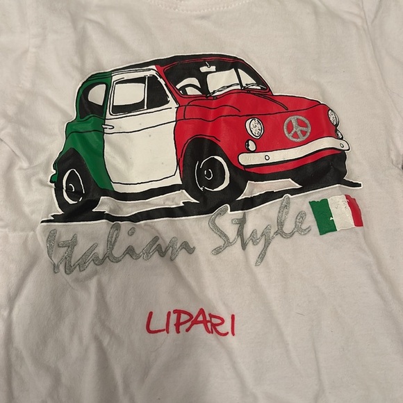 More Kids Italian Style White T-Shirt Size 0/2 - Picture 4 of 4